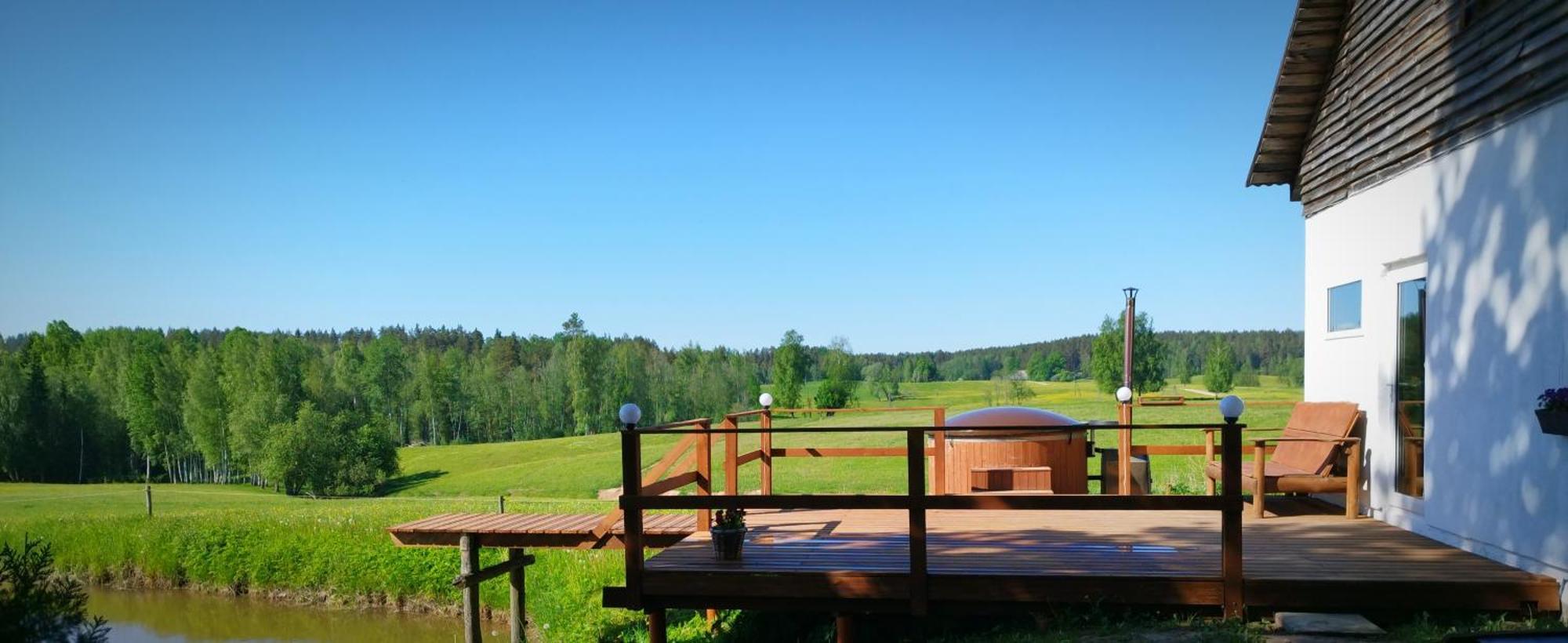 Guesthouse, Sauna & Jacuzzi In Gauja Valley - Kakukalns Straupe 외부 사진